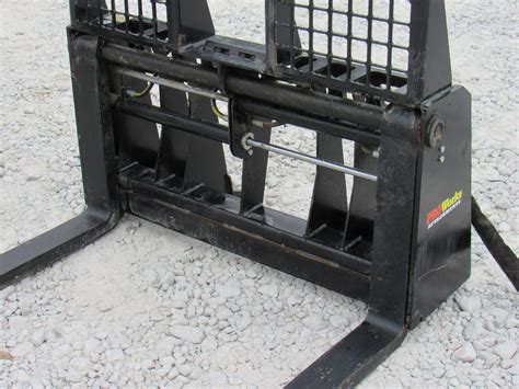 skid steer pallet forks 48|used skid steer attachments for sale near me.